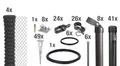 Alberts Zaun Alberts 631253 Maschendrahtzaun als Zaun-Komplettset, mit Einschlagbod, Alberts 631253 Maschendrahtzaun als Zaun-Komplettset, mit Einschlagbod