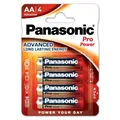 4 PANASONIC Alkaline PRO POWER AA LR06 Batterien BLISTER 1.5V MN1500 2033