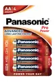 PANASONIC 00235999 LR6PPG/4BP AA Batterie, Alkaline