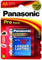 Panasonic Pro Power Gold AA LR6 Mignon Batterie 1,5V 4er-Blister