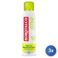 3x Borotalco Deodorant Spray 150 Ml Aktiv Zedern/Limette Made In Italy
