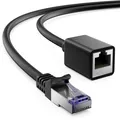 deleyCON 2m CAT 7 Patchkabel Verlängerung S/FTP Netzwerkkabel LAN DSL RJ45 Kabel