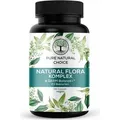 PURE NATURAL CHOICE | NATURAL FLORA KOMPLEX: Hochwirksame Probiotika mit 23 Bakterienstämmen und DARM Balance+®- 180 vegane Kapseln, Hergestellt ...