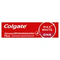 COLGATE Zahnpasta White 1 Tint Max White One 75 ml – entfernt bis zu 100% der Oberflächenflecken