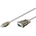 goobay USB 2.0 A/D-SUB Kabel 1,5 m hellgrau, 1 St.