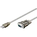 goobay USB 2.0 A/D-SUB Kabel 1,5 m hellgrau, 1 St.