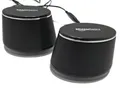 AmazonBasics Stereo 2.0 Lautsprecher PC Laptop 3,5 mm AUX Eingang US-Kompatibili