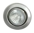 Rutec Einbaustrahler 50W GX5,3 edelstahl satiniert NV-Halogenlampe... R55110