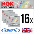 16x NGK PLKR7B8E (94716) Laser Platinum Zuendkerze