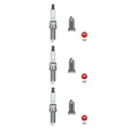 3x NGK 94716 Zündkerze für Mercedes-Benz W203 S203 W204 S204 C204 CL203 W211
