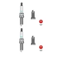 2x NGK 94716 Zündkerze für Mercedes-Benz W203 S203 W204 S204 C204 CL203 W211