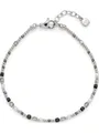 LEONARDO Edelstahlarmband Leonardo Damen-Armband Edelstahl Glasstein, Trendig