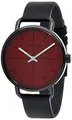Calvin Klein Herren Analog Quarz Uhr mit Echtes Leder Armband K7B214CP