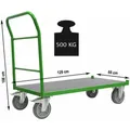 Plattformwagen Profi Xl Tragkraft 500 Kg 119x59 Cm Transportwagen Handwagen Paketwagen