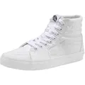 Vans SK8-Hi Sneaker aus textilem Canvas-Material weiß 36 EU