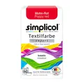 Simplicol Textilfarbe expert für kreatives Färben in Mohn Rot