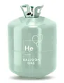Helium Gasflasche ca. 0,59 m³ – Einweg Heliumflasche für bis zu 90 Ballons, Ballongas mit Ventil zum einfachen Befüllen, Geburtstag Hochzeit Feier Event Ballonfüllung Helium Set Einmalbehälter