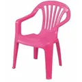 Kindersessel Pink Vollkunststoff, Monoblock, Stapelbar