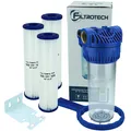 Wasserfilter 10" Anschluss 1" Filter f. Hauswasserwerk GartenPumpe Schmutzfilter