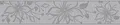 A.S. Création Moderne Blumen Bordüre Selbstklebend Grau Glitzer 346667 5,00 m x 0,13 m Made in Germany
