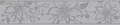 Moderne Blumen Bordüre Selbstklebend Grau Glitzer 346667 5,00 m x 0,13 m Made...