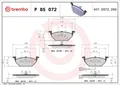 Brembo Bremsbelagsatz vorne für Audi A3 Seat Leon Skoda Fabia Octavia VW Golf