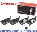 BREMBO P85072 Bremsbeläge + Wako SKODA CITIGO FABIA OCTAVIA YETI ROOMSTER VORNE