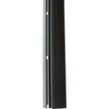 Jardinion Noppenbahn Abschlussprofil 1m PVC Schwarz Abdeckleiste