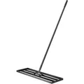 Wiltec Aluminium Rasenrakel 91,4x25,4cm Stiel Sanden Levelingrake Flächenebner