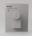 NUKI Smart Lock Go Elektrisches Türschloss für Smartphone Schlüssellos Weiß NEU
