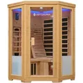 Artsauna Infrarotkabine, Natur, Holz, 120x190x120 cm, Freizeit, Wellness, Infrarotkabinen