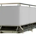 Sol Royal Balkonumspannung, Grau, Kunststoff, 300x90 cm, Sonnen- & Sichtschutz, Sichtschutz Garten, Balkon Sichtschutze