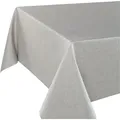 Delindo Lifestyle Tischdecke WIEN (1-tlg), Fleckabweisend, pflegeleicht, 180 g/m2 grau eckig | 220 cm x 140 cm