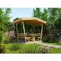 Weka Gartenlaube Tessin Natur 303 cm x 205 cm