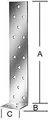 Flachstahlanker Beton 300x40x40mm
