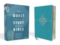 Christianity To NIV, Quest Study Bible, Leathersoft, Teal, Comf (Leather Bound)