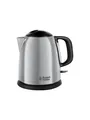 Russell Hobbs Wasserkocher Adventure 24991-70 - Matt Schwarz/ gebürstetes Rostfreies Stahl - 2400 W