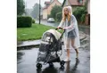PawHut Hundebuggy 2 in 1, mit Regenschutz, klappbar, mit Kissen, Netzfenstern, Türen, (Haustierwagen, 1-tlg), für Hunde & Katzen bis 10 kg, Khaki