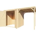 Bertilo Holz-Gartenhaus Box 3 Plus Natur 373 cm x 202 cm FSC