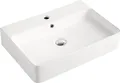 Beitz & Walz AqvaCeramica Aufsatzbecken "SlimRim" 600 x 430 mm weiß