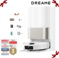 Dreame X50 Ultra Complete Staubsauger Roboter mit Wischfunktion,20KPa Saugkraft,6cm Hindernisfreiheit,Hebarem Wischmopp,360°-Navigation,KI-Vermeidung