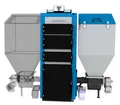 Pelletkessel Kombikessel Heizkessel  MDP 20L Pellets Kohle Holz Modulierend 7-20