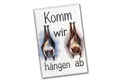 speecheese Magnet Fledermäuse - Komm, wir hängen ab Souvenir Souvenir Magnet