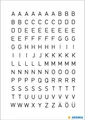 HERMA Klebebuchstaben Buchstaben A-Z 4154