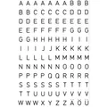 Herma Buchstaben-Sticker A-Z, Folie schwarz, 5 mm hoch