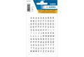 HERMA Aufkleber HERMA Buchstaben-Sticker A-Z, Folie schwarz, 5 mm hoch 4154