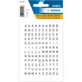 HERMA Buchstaben A-Z Sticker Aufkleber selbstklebend wetterfest schwarz 5m neu