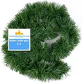 Kunstgirlande Weihnachtsgirlande 10 Meter - Dekogirlande Weihnachten Deko, Weihnachtswunder®, Flexibel einsetzbar / Einfach zu formen