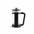 Bialetti Kaffeebereiter Smart 350 ml Kaffeekanne French Press Glas Schwarz