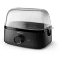 Philips Eierkocher, Perfekt gekochte Eier jeden Tag, 400 W, Schwarz (HD9137/90) - Schwarz